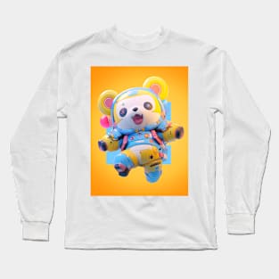 AKBLM - POWER JUMP KUMA | KAWAII ANIME MASCOT Long Sleeve T-Shirt